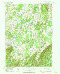 Hopewell Junction New York Historical topographic map, 1:24000 scale, 7.5 X 7.5 Minute, Year 1957