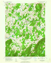 Hopewell Junction New York Historical topographic map, 1:24000 scale, 7.5 X 7.5 Minute, Year 1957