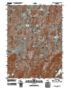Hopewell Junction New York Historical topographic map, 1:24000 scale, 7.5 X 7.5 Minute, Year 2010