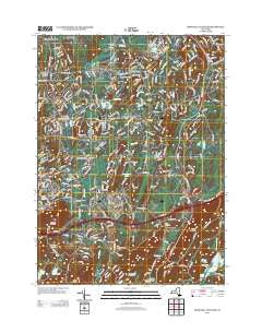 Hopewell Junction New York Historical topographic map, 1:24000 scale, 7.5 X 7.5 Minute, Year 2013