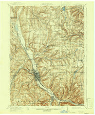 Hornell New York Historical topographic map, 1:62500 scale, 15 X 15 Minute, Year 1918