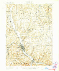 Hornell New York Historical topographic map, 1:62500 scale, 15 X 15 Minute, Year 1918