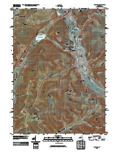 Hornell New York Historical topographic map, 1:24000 scale, 7.5 X 7.5 Minute, Year 2010