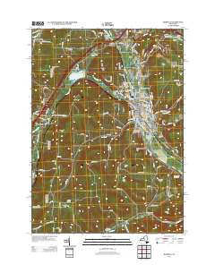 Hornell New York Historical topographic map, 1:24000 scale, 7.5 X 7.5 Minute, Year 2013