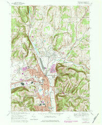 Horseheads New York Historical topographic map, 1:24000 scale, 7.5 X 7.5 Minute, Year 1978