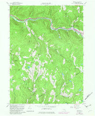 Horton New York Historical topographic map, 1:24000 scale, 7.5 X 7.5 Minute, Year 1982