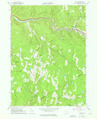 Horton New York Historical topographic map, 1:24000 scale, 7.5 X 7.5 Minute, Year 1965