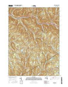 Horton New York Current topographic map, 1:24000 scale, 7.5 X 7.5 Minute, Year 2016