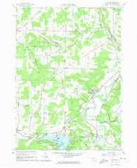 Houghton New York Historical topographic map, 1:24000 scale, 7.5 X 7.5 Minute, Year 1964