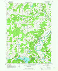 Houghton New York Historical topographic map, 1:24000 scale, 7.5 X 7.5 Minute, Year 1964