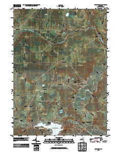 Houghton New York Historical topographic map, 1:24000 scale, 7.5 X 7.5 Minute, Year 2010