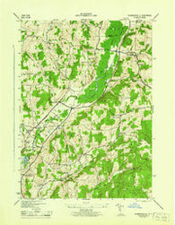 Hubbardsville New York Historical topographic map, 1:31680 scale, 7.5 X 7.5 Minute, Year 1944