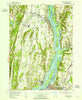 Hudson North New York Historical topographic map, 1:24000 scale, 7.5 X 7.5 Minute, Year 1953