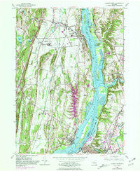 Hudson North New York Historical topographic map, 1:24000 scale, 7.5 X 7.5 Minute, Year 1980