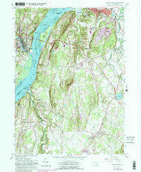 Hudson South New York Historical topographic map, 1:24000 scale, 7.5 X 7.5 Minute, Year 1963