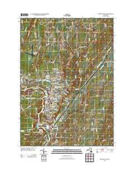 Hudson Falls New York Historical topographic map, 1:24000 scale, 7.5 X 7.5 Minute, Year 2013