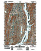 Hudson North New York Historical topographic map, 1:24000 scale, 7.5 X 7.5 Minute, Year 2010