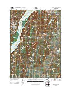 Hudson South New York Historical topographic map, 1:24000 scale, 7.5 X 7.5 Minute, Year 2013