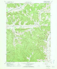 Humphrey New York Historical topographic map, 1:24000 scale, 7.5 X 7.5 Minute, Year 1961