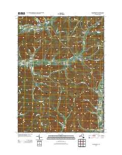 Humphrey New York Historical topographic map, 1:24000 scale, 7.5 X 7.5 Minute, Year 2013