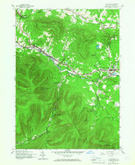 Hunter New York Historical topographic map, 1:24000 scale, 7.5 X 7.5 Minute, Year 1945