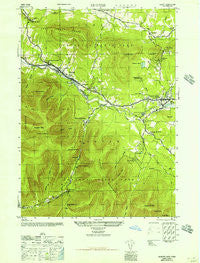 Hunter New York Historical topographic map, 1:24000 scale, 7.5 X 7.5 Minute, Year 1946