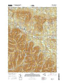 Hunter New York Current topographic map, 1:24000 scale, 7.5 X 7.5 Minute, Year 2016