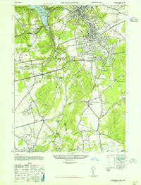 Huntington New York Historical topographic map, 1:24000 scale, 7.5 X 7.5 Minute, Year 1947