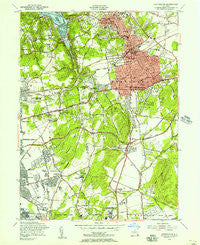 Huntington New York Historical topographic map, 1:24000 scale, 7.5 X 7.5 Minute, Year 1954