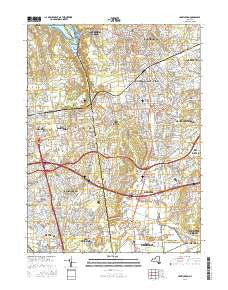 Huntington New York Current topographic map, 1:24000 scale, 7.5 X 7.5 Minute, Year 2016