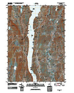 Hyde Park New York Historical topographic map, 1:24000 scale, 7.5 X 7.5 Minute, Year 2010