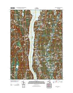 Hyde Park New York Historical topographic map, 1:24000 scale, 7.5 X 7.5 Minute, Year 2013