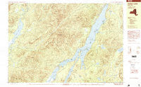 Indian Lake New York Historical topographic map, 1:25000 scale, 7.5 X 15 Minute, Year 1997