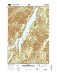 Indian Lake New York Current topographic map, 1:24000 scale, 7.5 X 7.5 Minute, Year 2016
