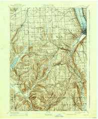 Ithaca New York Historical topographic map, 1:62500 scale, 15 X 15 Minute, Year 1895
