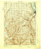 Ithaca New York Historical topographic map, 1:62500 scale, 15 X 15 Minute, Year 1895
