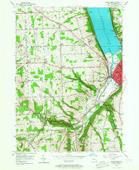 Ithaca West New York Historical topographic map, 1:24000 scale, 7.5 X 7.5 Minute, Year 1949