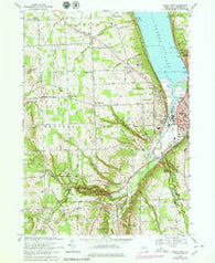 Ithaca West New York Historical topographic map, 1:24000 scale, 7.5 X 7.5 Minute, Year 1978