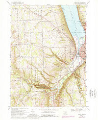 Ithaca West New York Historical topographic map, 1:24000 scale, 7.5 X 7.5 Minute, Year 1969