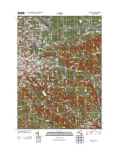Ithaca East New York Historical topographic map, 1:24000 scale, 7.5 X 7.5 Minute, Year 2013