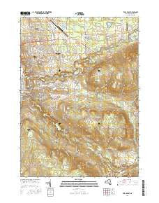 Ithaca East New York Current topographic map, 1:24000 scale, 7.5 X 7.5 Minute, Year 2016