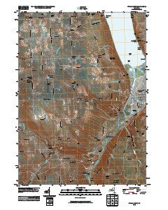 Ithaca West New York Historical topographic map, 1:24000 scale, 7.5 X 7.5 Minute, Year 2010