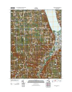 Ithaca West New York Historical topographic map, 1:24000 scale, 7.5 X 7.5 Minute, Year 2013
