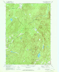 Jackson Summit New York Historical topographic map, 1:24000 scale, 7.5 X 7.5 Minute, Year 1970