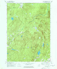 Jackson Summit New York Historical topographic map, 1:24000 scale, 7.5 X 7.5 Minute, Year 1970