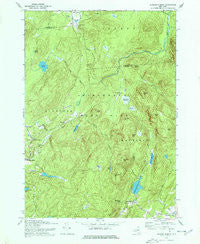 Jackson Summit New York Historical topographic map, 1:24000 scale, 7.5 X 7.5 Minute, Year 1970
