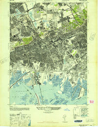 Jamaica New York Historical topographic map, 1:24000 scale, 7.5 X 7.5 Minute, Year 1947