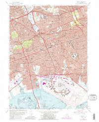 Jamaica New York Historical topographic map, 1:24000 scale, 7.5 X 7.5 Minute, Year 1966