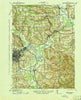 Jamestown New York Historical topographic map, 1:62500 scale, 15 X 15 Minute, Year 1942