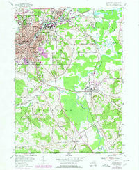 Jamestown New York Historical topographic map, 1:24000 scale, 7.5 X 7.5 Minute, Year 1979